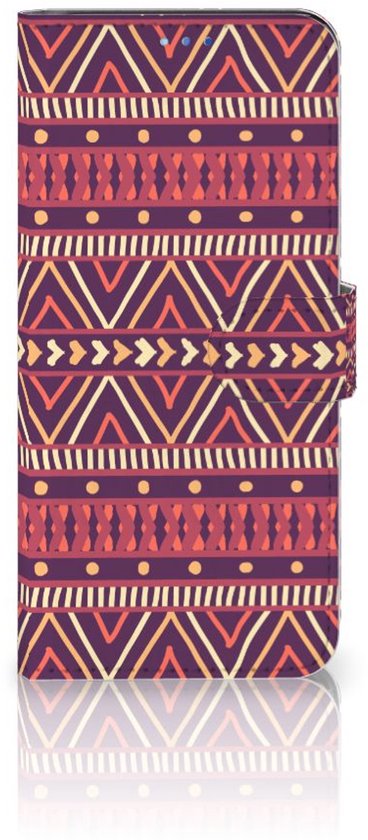 Étui pour téléphone portable OPPO Find X3 Neo 5G Bookcase Aztec Violet