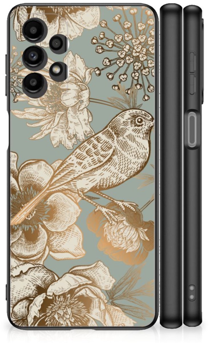 Dierenprint Telefoonhoesje voor Samsung Galaxy A13 4G Pink Peacock
