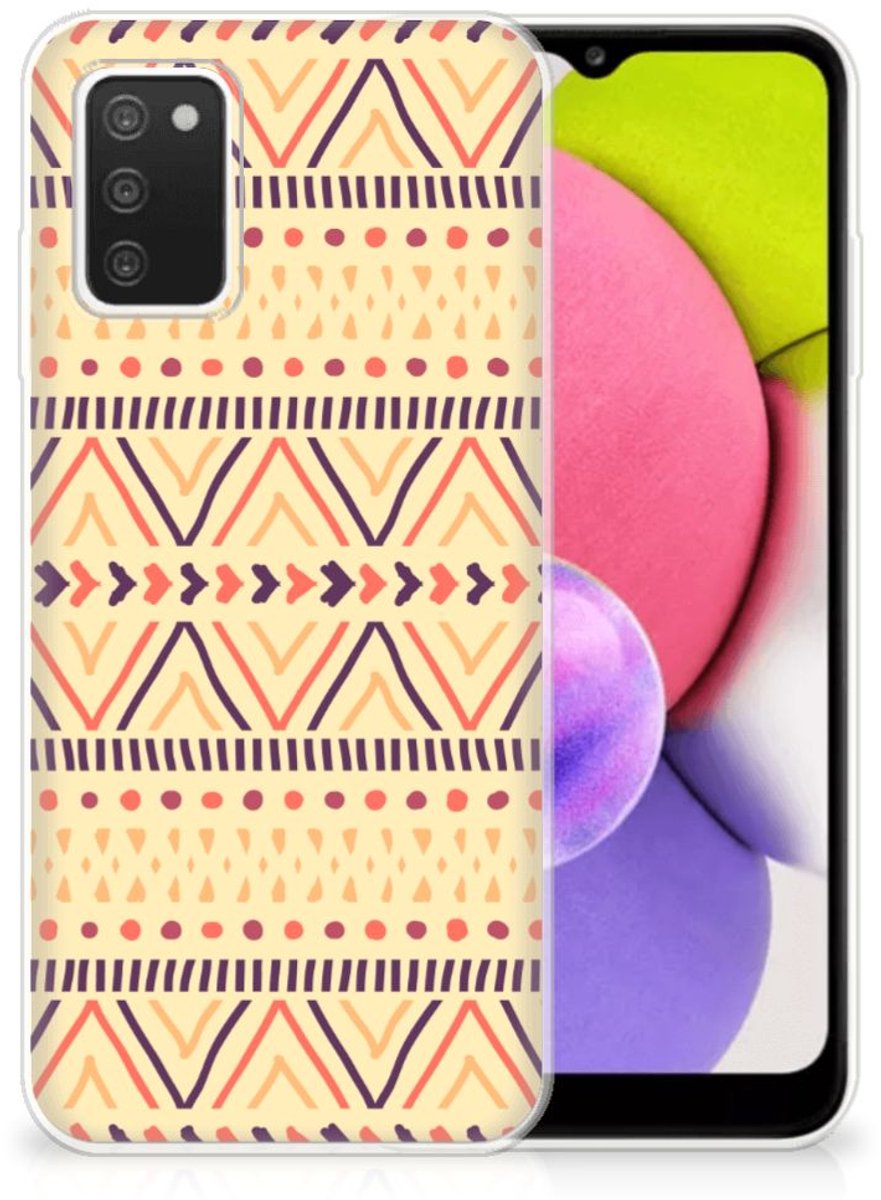 Samsung Galaxy A03S TPU bumper Aztec Yellow