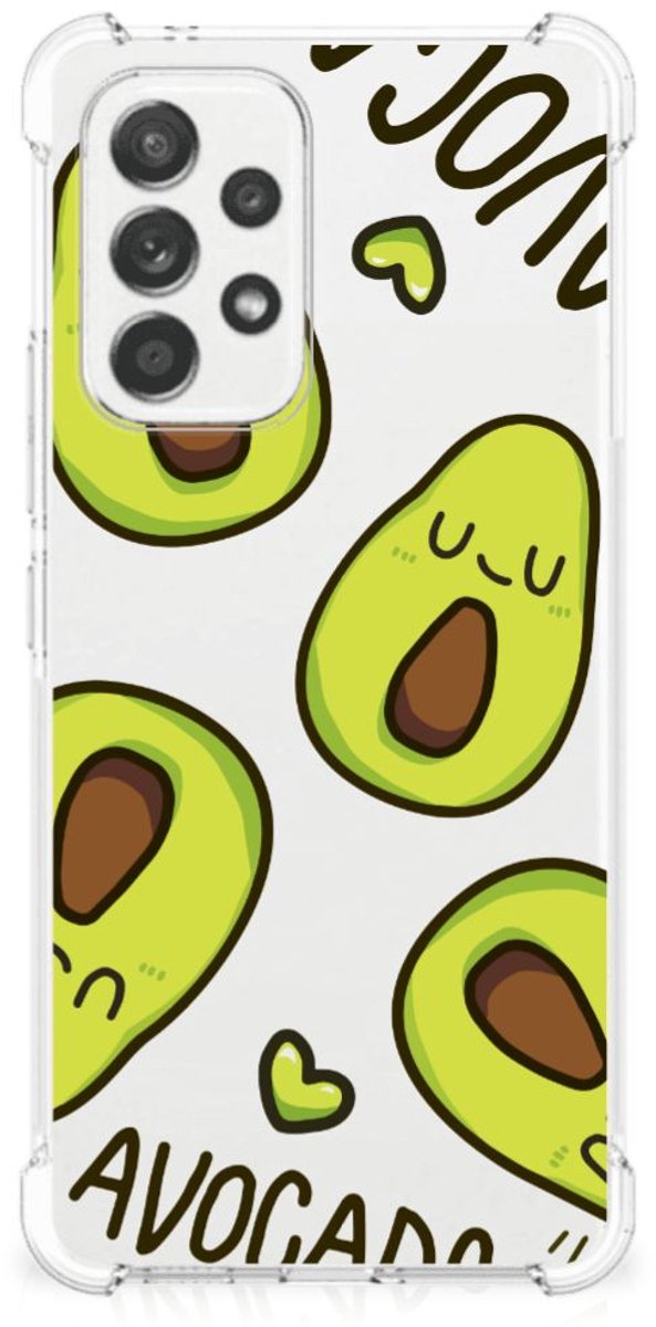 Samsung Galaxy A53 5G Stevig Bumper Hoesje Avocado Singing