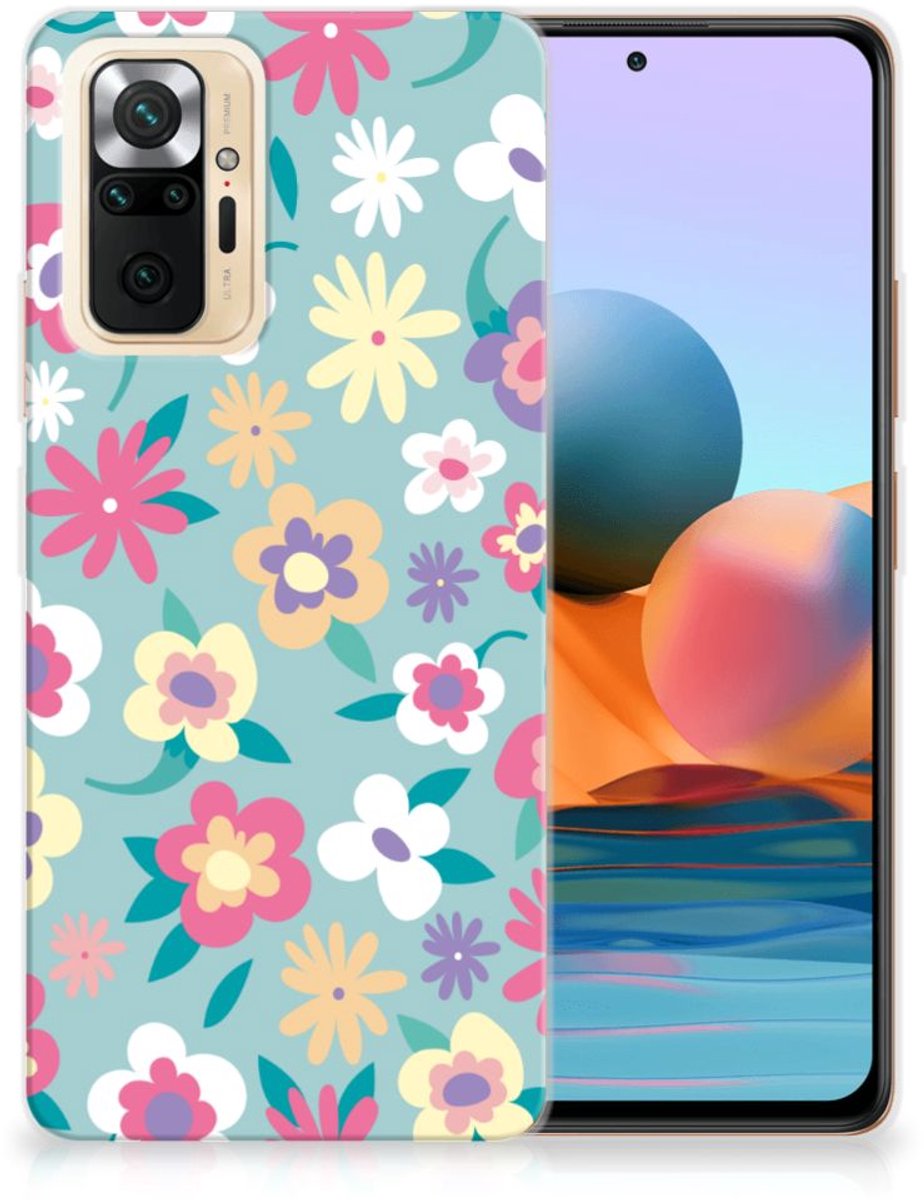 Xiaomi Redmi Note 10 Pro TPU Case Flower Power