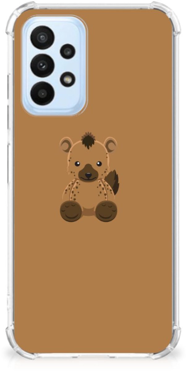 Samsung Galaxy A23 Stevig Bumper Hoesje Baby Hyena