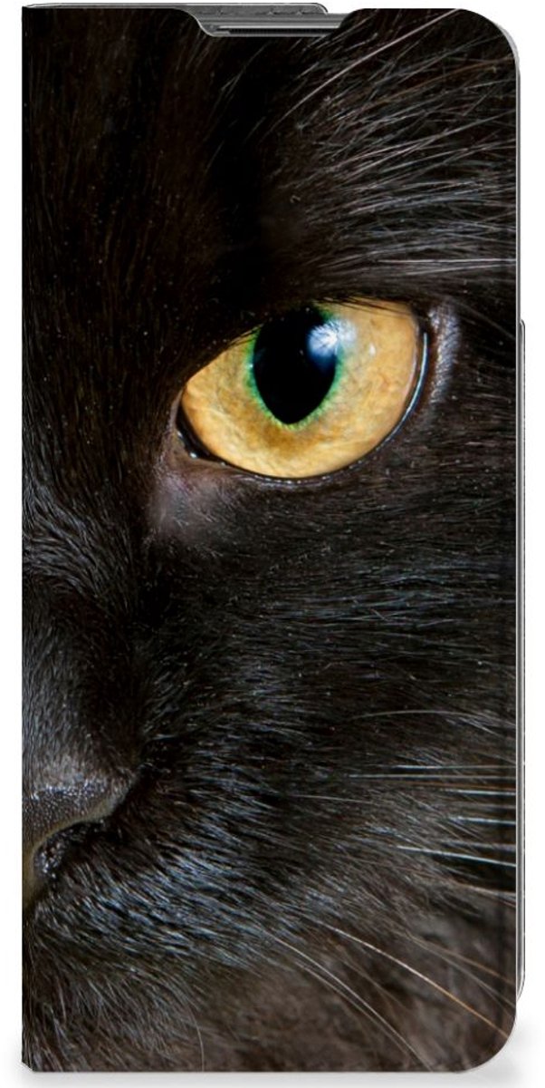 Book Case voor OnePlus Nord CE 2 5G Hoesje maken Zwarte Kat