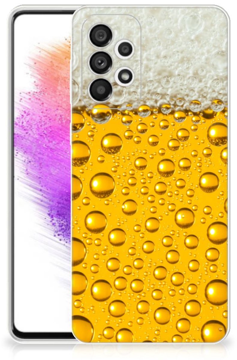 Samsung Galaxy A73 5G Siliconen Case Bier