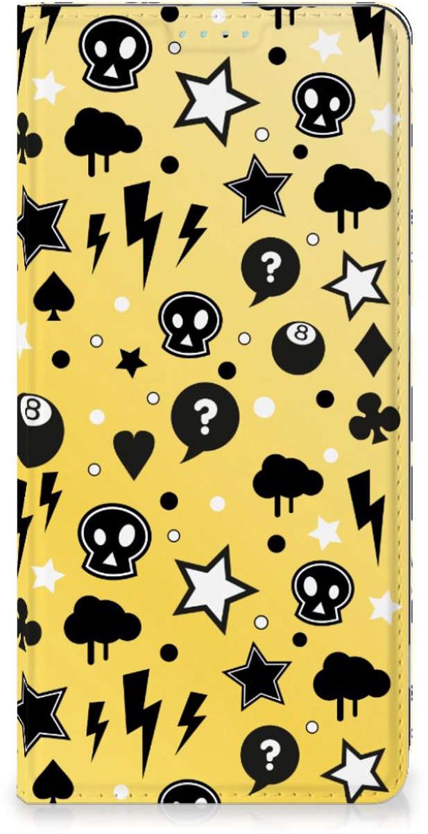 Mobiel BookCase OnePlus Nord 3 Punk Geel