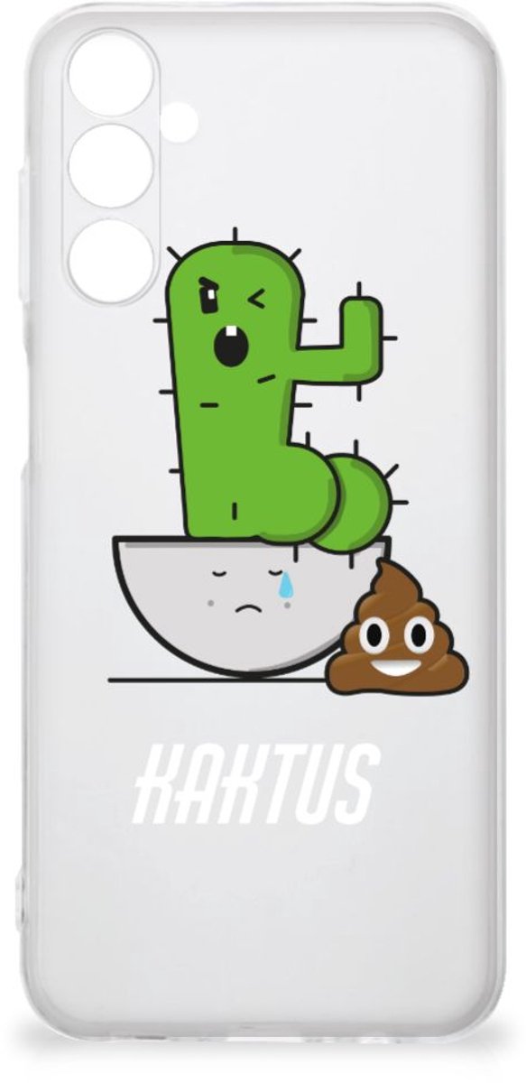 Samsung Galaxy M14 Telefoonhoesje met Naam Cactus Poo