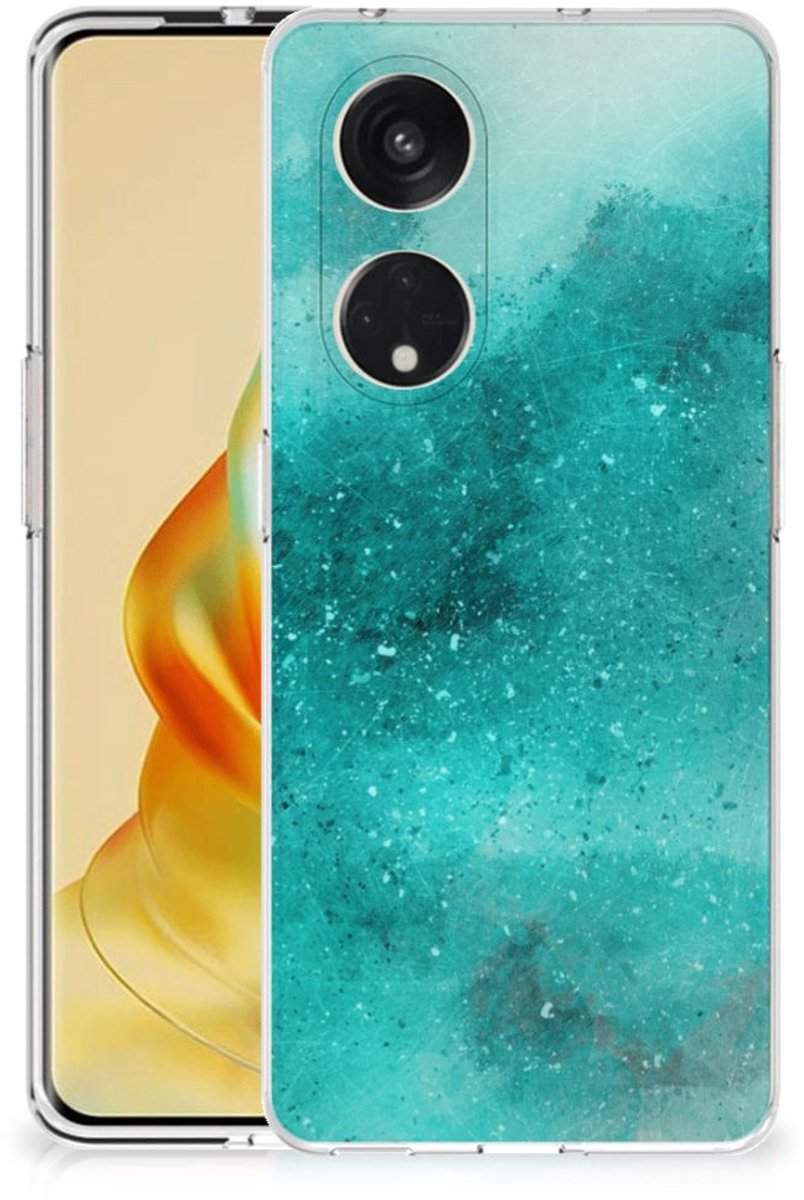 Hoesje maken OPPO Reno8 T 5G Painting Blue