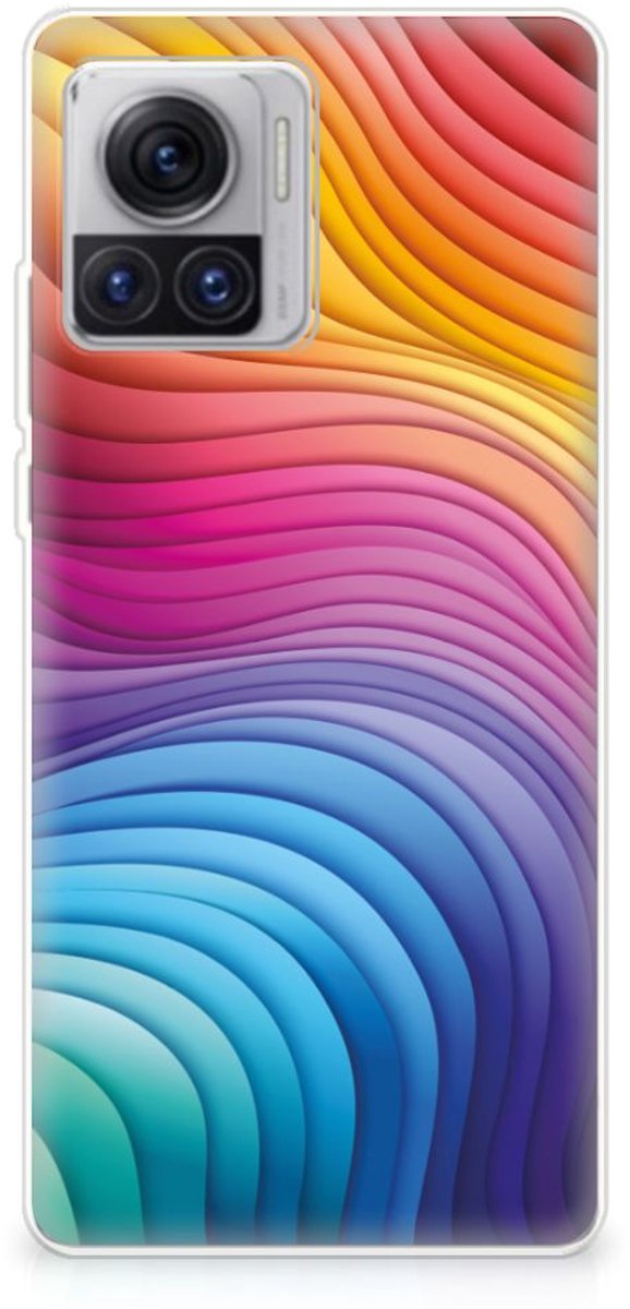 TPU Hoesje voor Motorola Moto X30 Pro Regenboog
