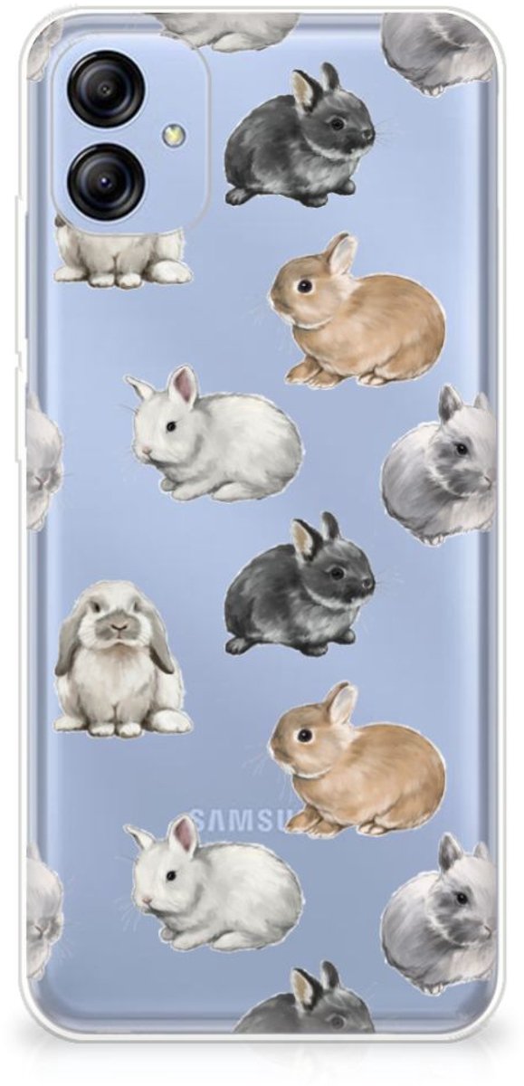 TPU Hoesje voor Samsung Galaxy A04e Konijntjes