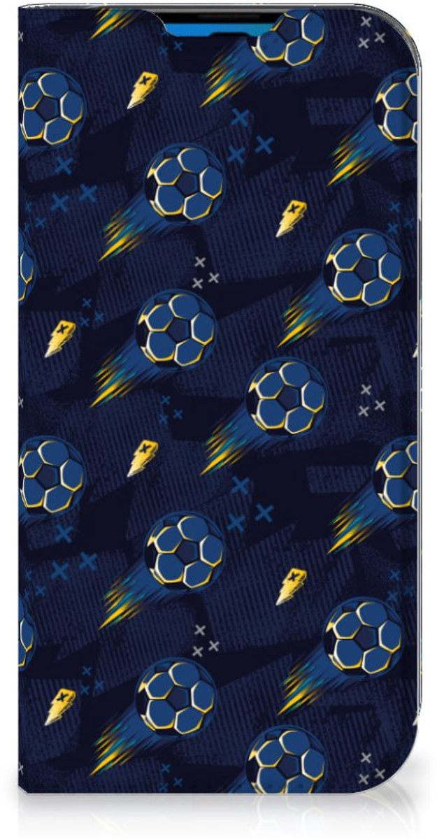 Hoesje met Magneet voor iPhone 14 Pro Voetbal