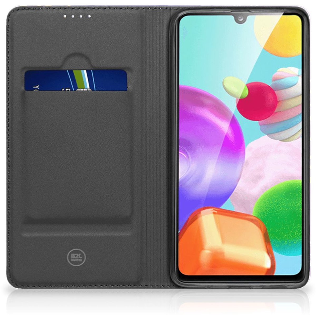 Bookcase voor Samsung Galaxy A41 Watercolor Paars
