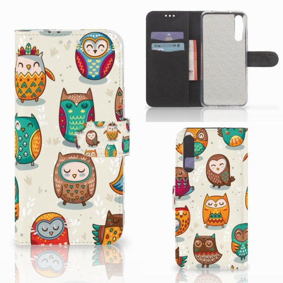 Coque pour Huawei P20 Pro Coque Téléphone Heureux Owls