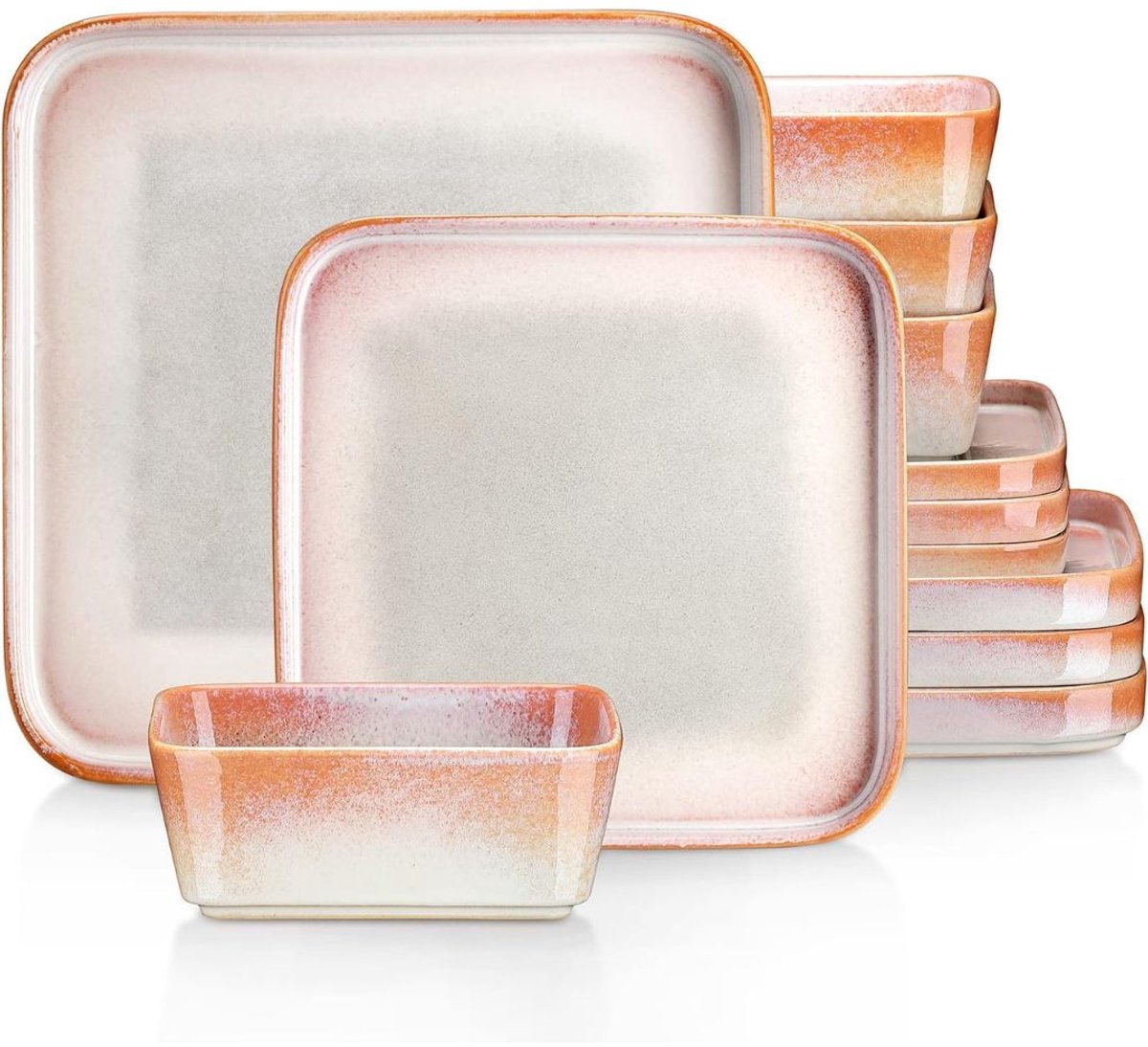 VELTRR® Serviesset 12-Delig - Serviessets - Bordenset - Chique Bordenset - Porselein