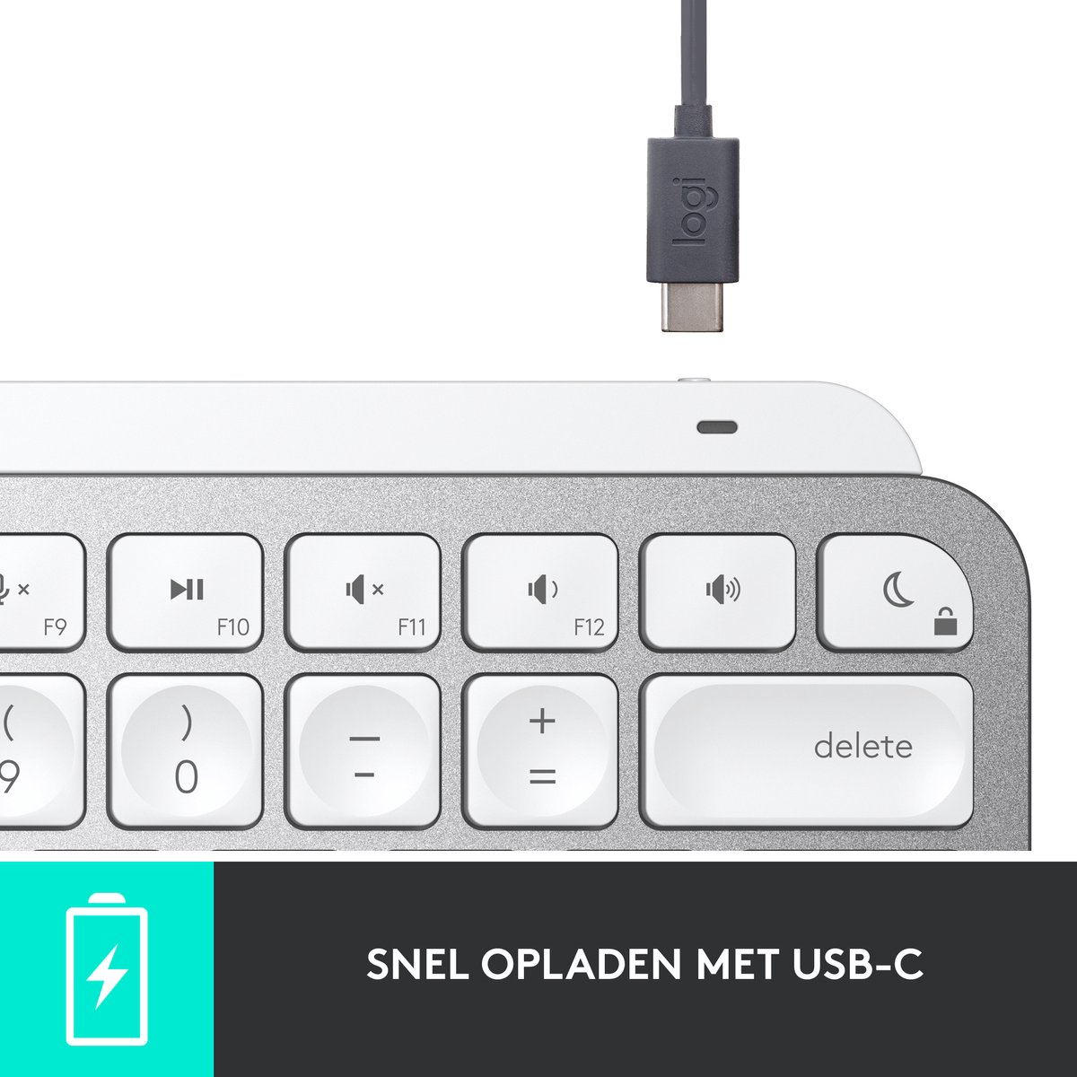 Logitech MX KEYS mini voor Mac - Draadloos Toetsenbord - Bluetooth - Qwerty ISO thumbnail 7