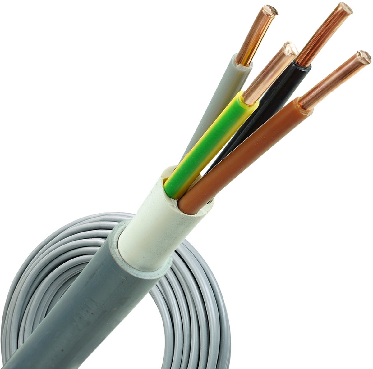 YMvK kabel 4x6 per rol 100 meter