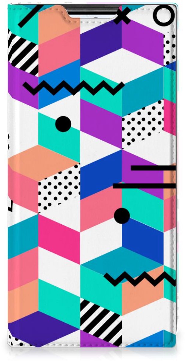 Samsung Galaxy S22 Ultra Stand Case Blokken Kleurrijk