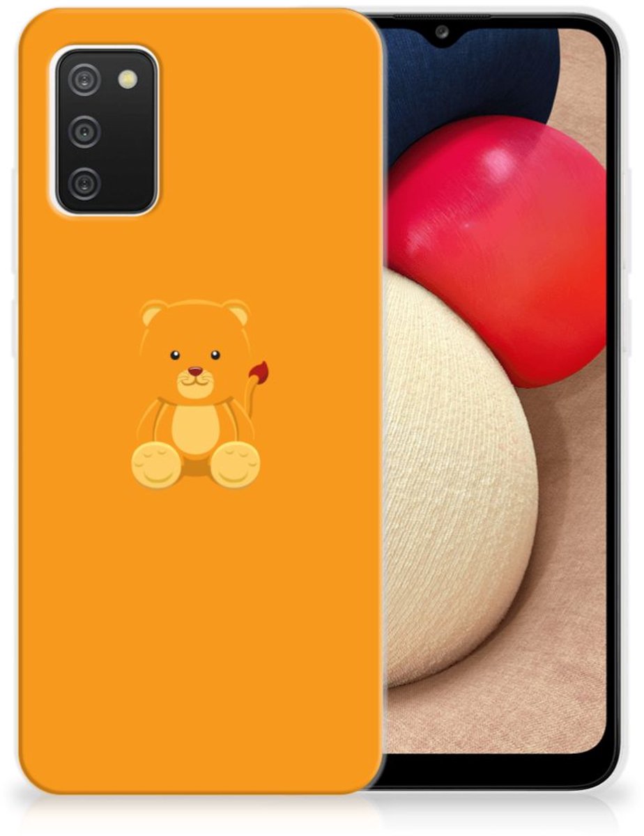 Samsung Galaxy A02s Telefoonhoesje met Naam Baby Beer