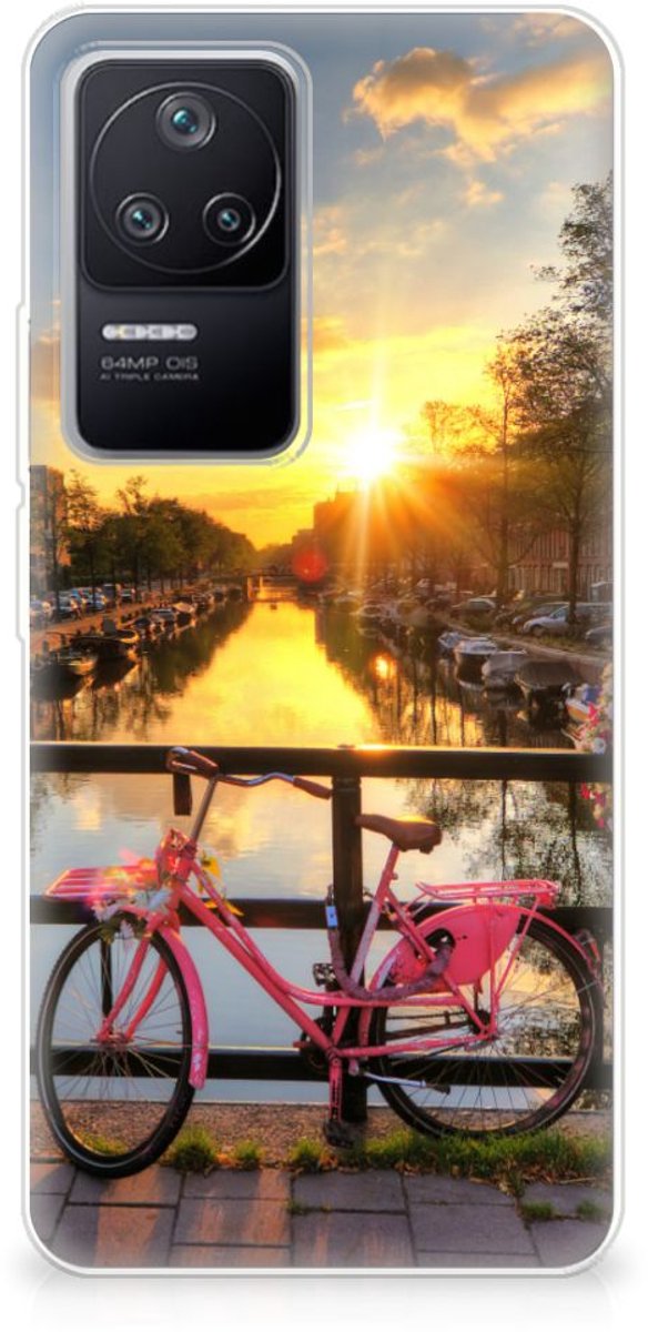 Xiaomi Poco F4 Siliconen Back Cover Amsterdamse Grachten