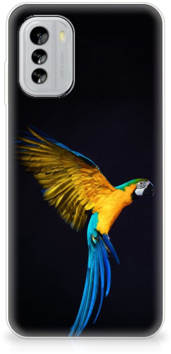 Nokia G60 TPU Hoesje Papegaai