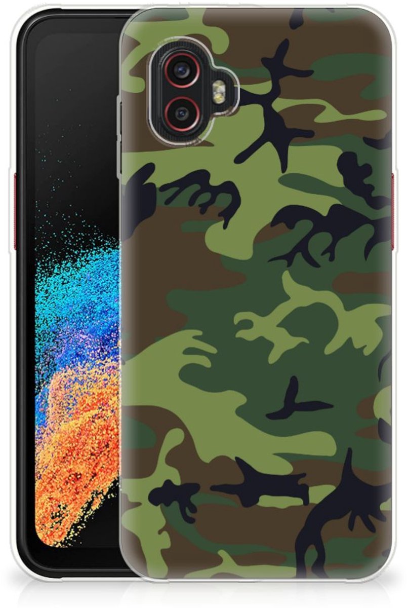 Samsung Galaxy Xcover 6 Pro TPU bumper Army Dark