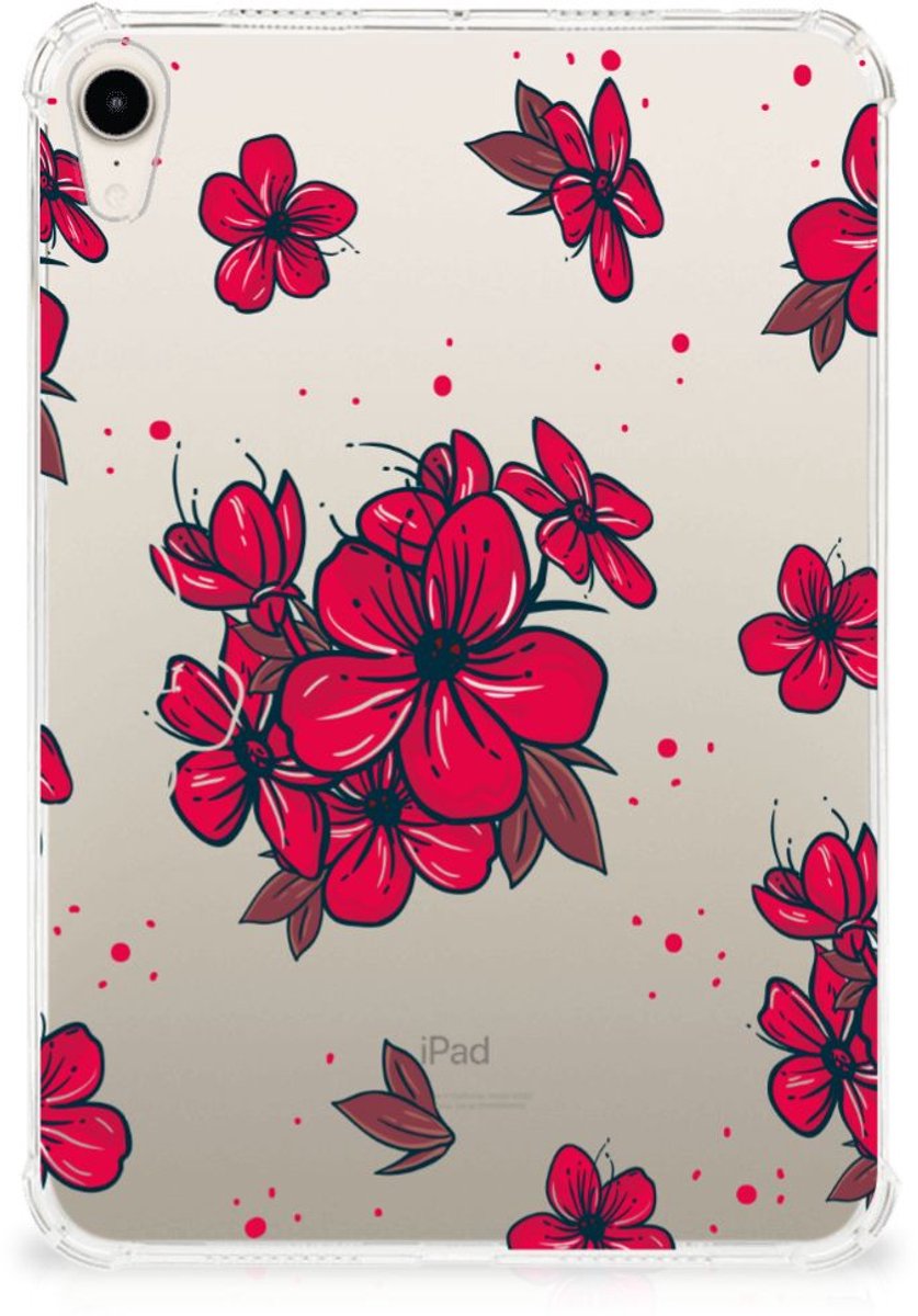 Apple iPad mini 6 (2021) Siliconen Hoesje Blossom Red