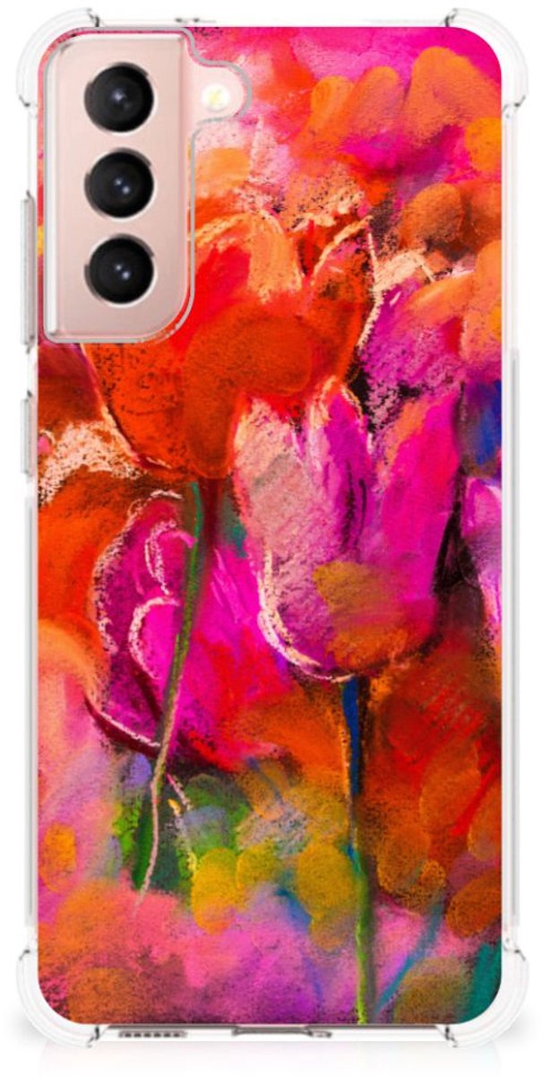 Back Cover Samsung Galaxy S21 FE Tulips
