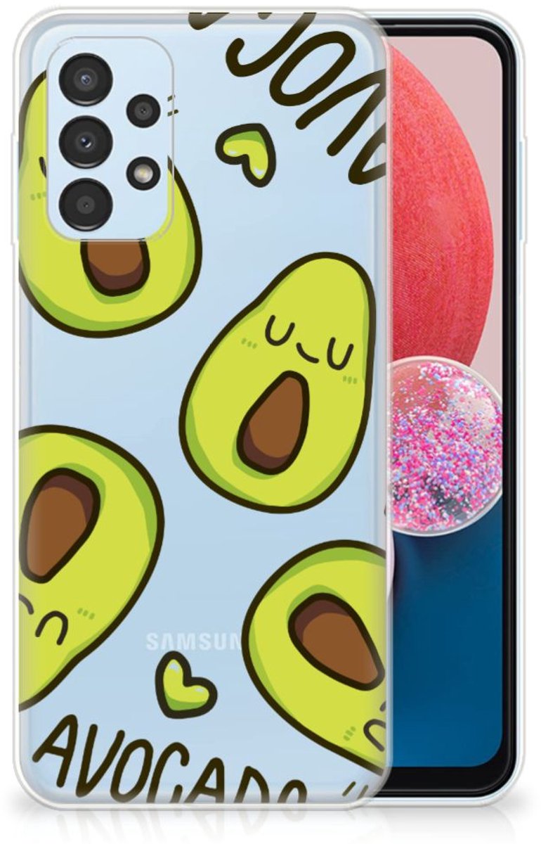 Samsung Galaxy A13 4G Telefoonhoesje met Naam Avocado Singing