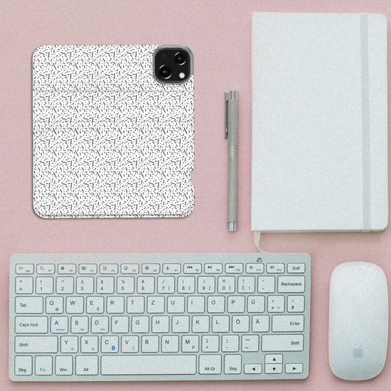 Coque iPhone 14 Flipcase Rayures Pois