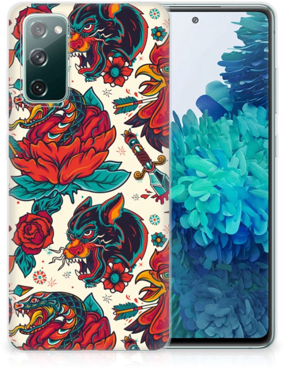 Siliconen Hoesje met foto voor Samsung Galaxy S20 FE Old Skool