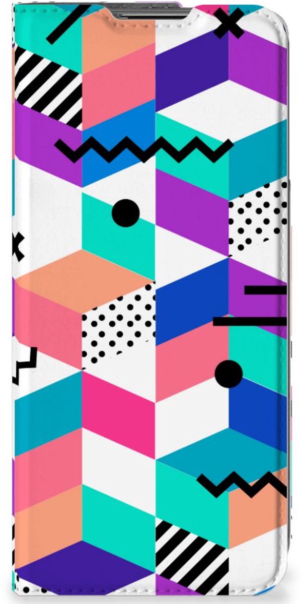 OnePlus Nord CE 2 5G Stand Case Blokken Kleurrijk