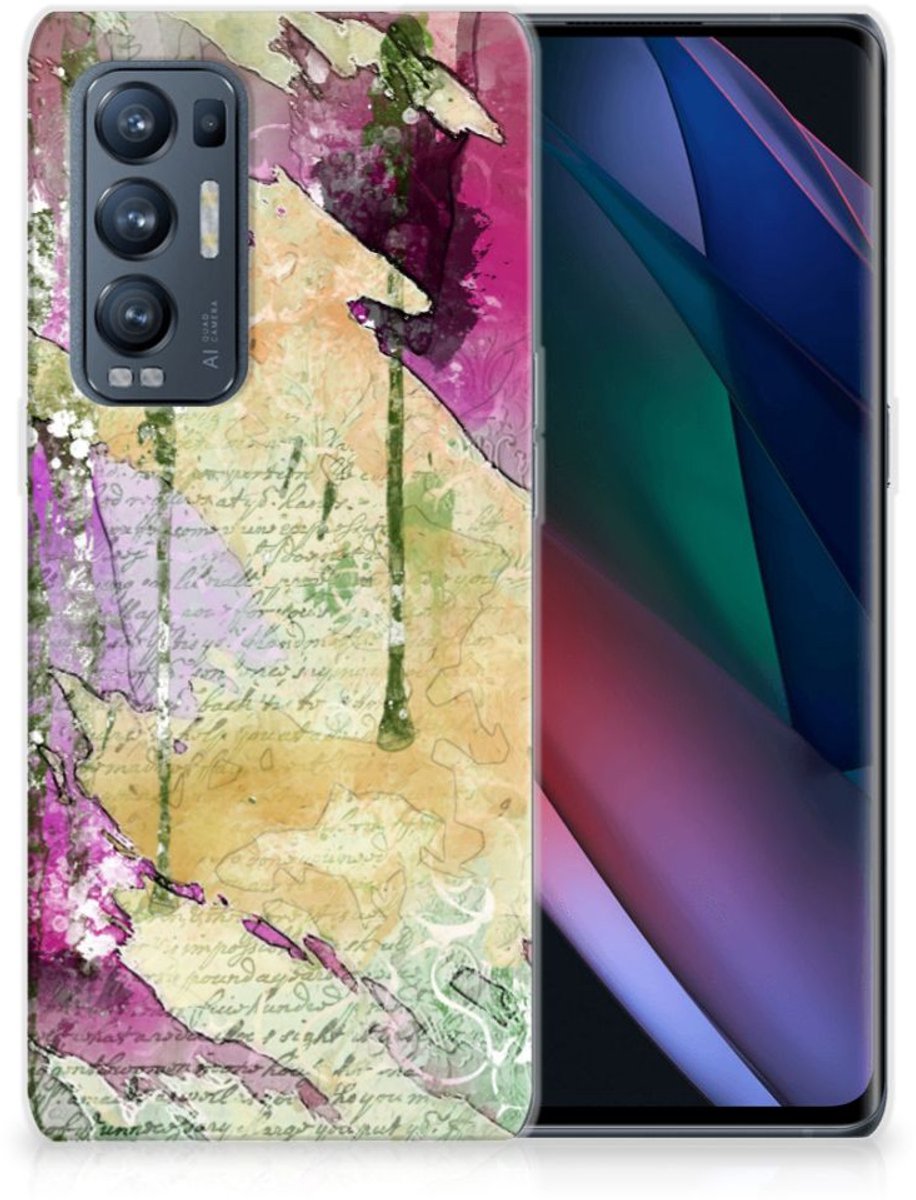Hoesje maken OPPO Find X3 Neo Letter Painting