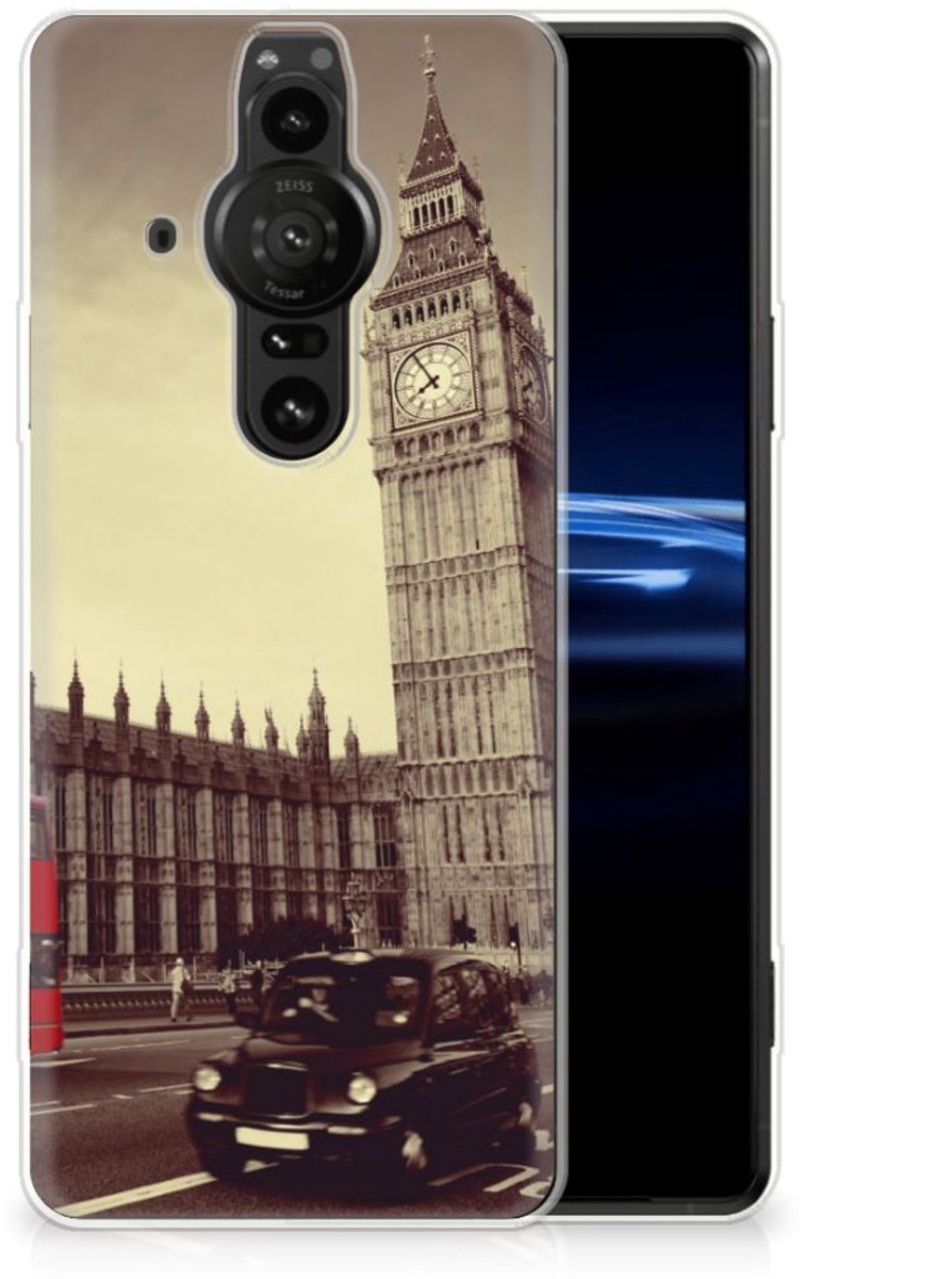 Back Cover voor Sony Xperia Pro-I Siliconen Back Cover Londen