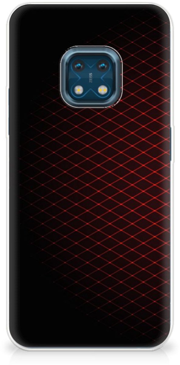Nokia XR20 TPU bumper Geruit Rood