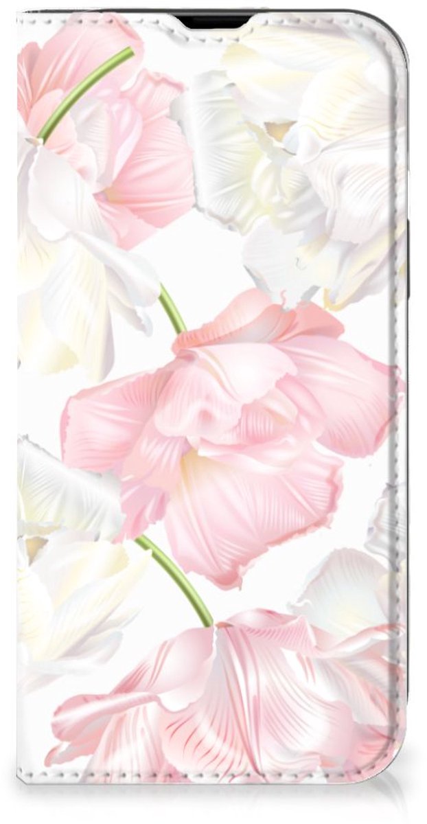 Standcase Hoesje voor iPhone 14 Smart Cover Lovely Flowers