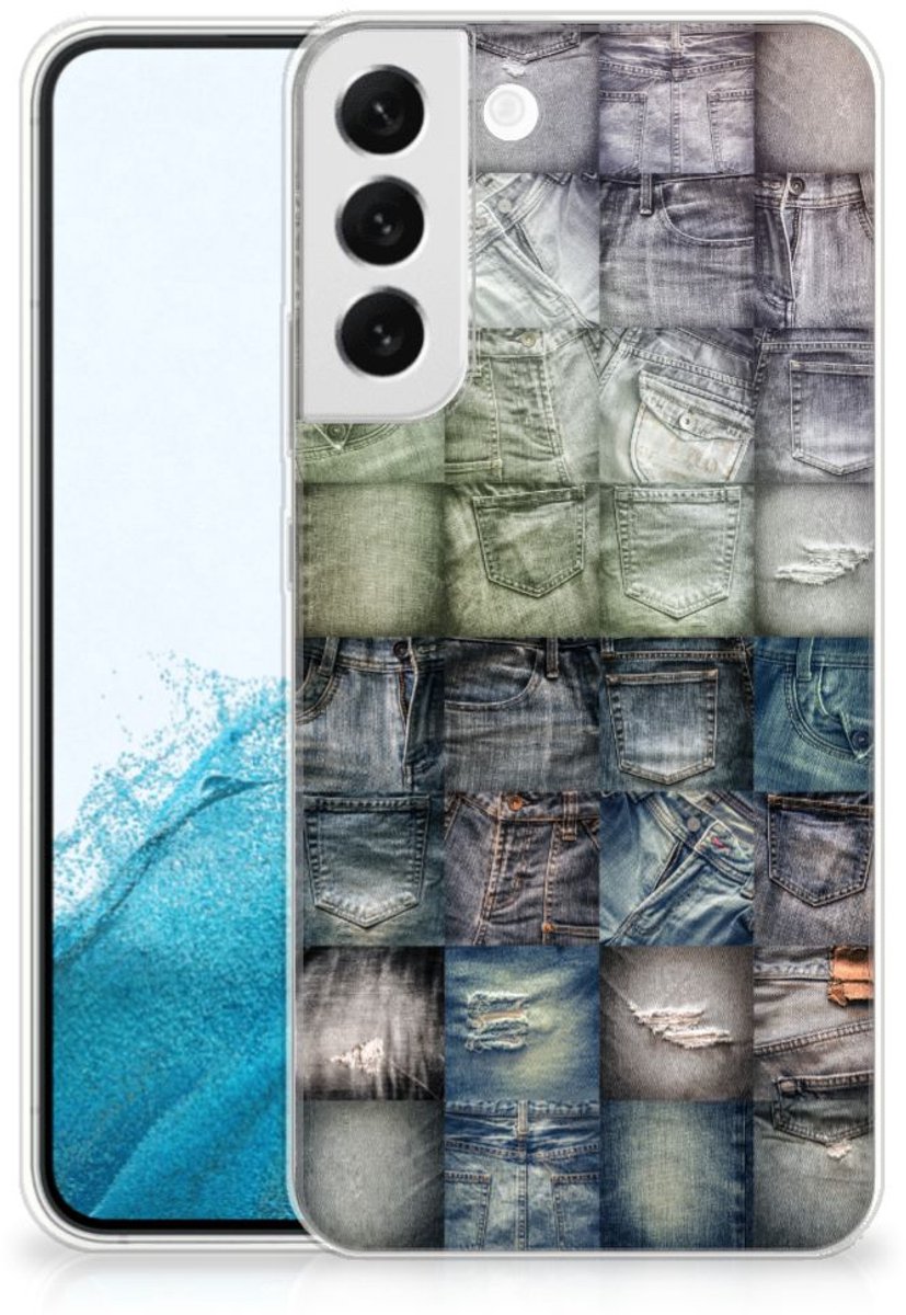 TPU Hoesje voor Silicone Back Cover Samsung Galaxy S22 Plus Spijkerbroeken
