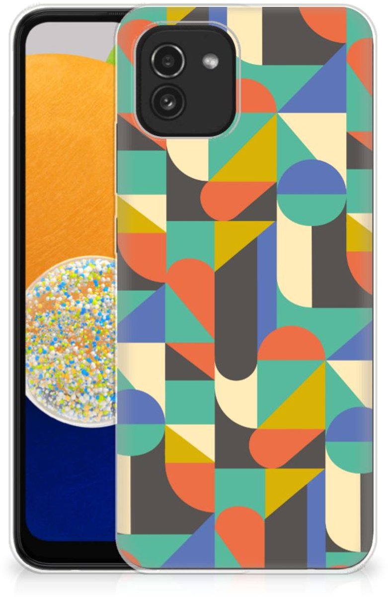 Samsung Galaxy A03 TPU bumper Funky Retro