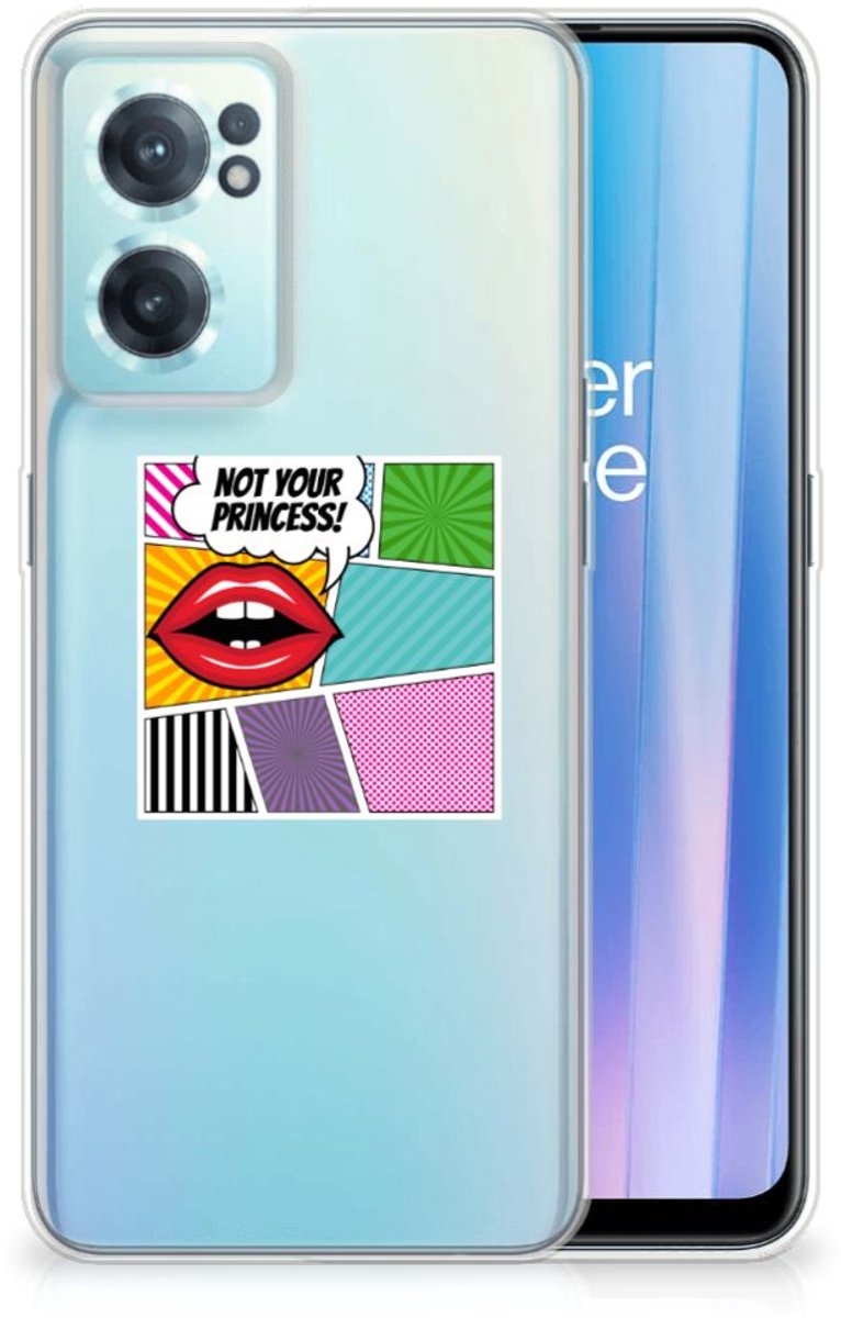 OnePlus Nord CE 2 5G Silicone Back Cover Popart Princess