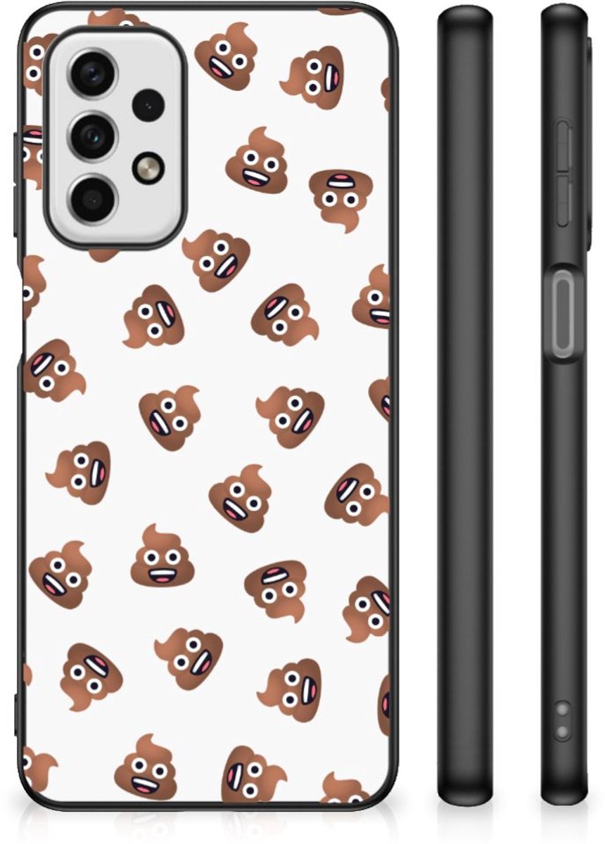 Back Case voor Samsung Galaxy A23 Poep Emojis