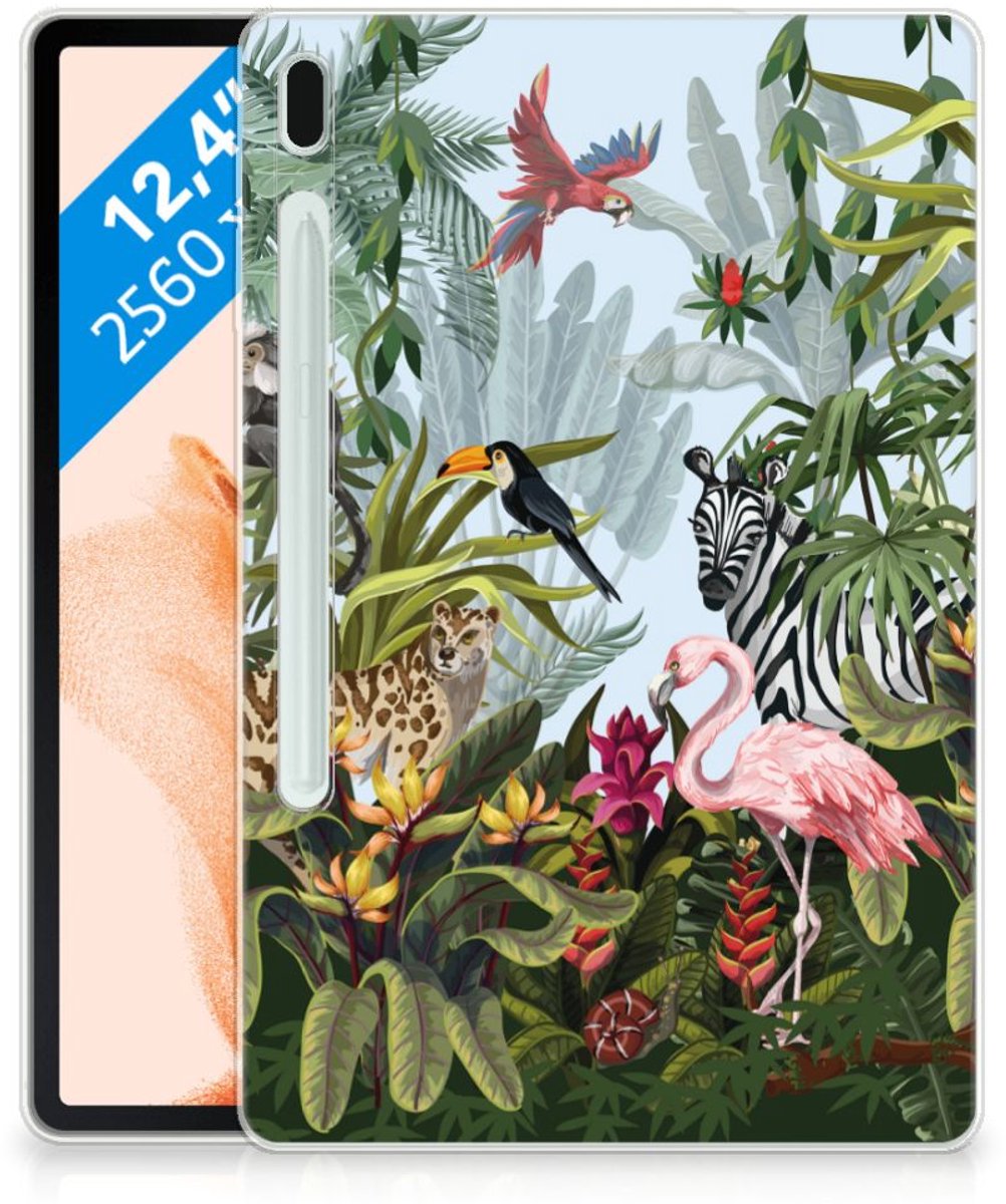 Back Case voor Samsung Galaxy Tab S7FE Jungle