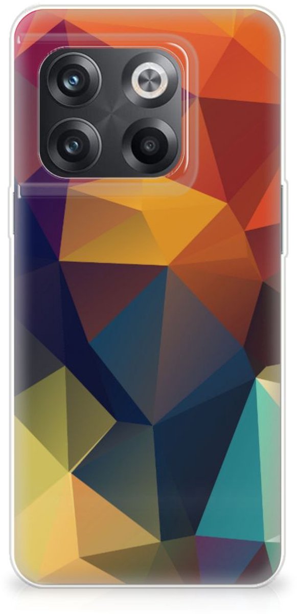OnePlus 10T TPU Hoesje Polygon Color