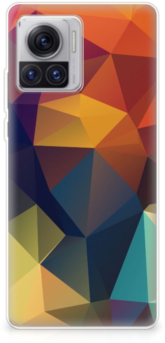 Motorola Moto X30 Pro TPU Hoesje Polygon Color