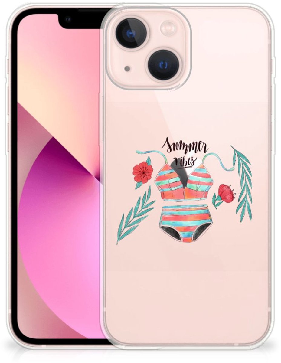 iPhone 13 mini Telefoonhoesje met Naam Boho Summer