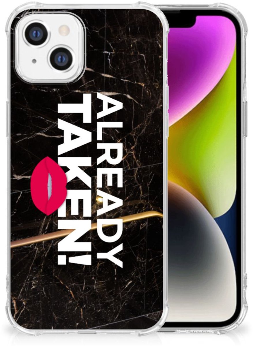 iPhone 14 Telefoonhoesje met tekst Already Taken Black
