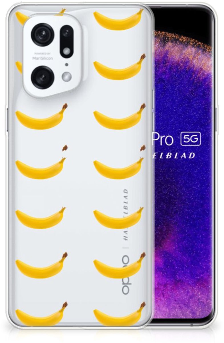 OPPO Find X5 Pro Siliconen Case Banana