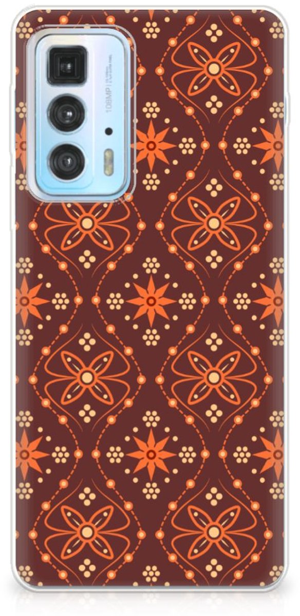 Motorola Edge 20 Pro TPU bumper Batik Brown