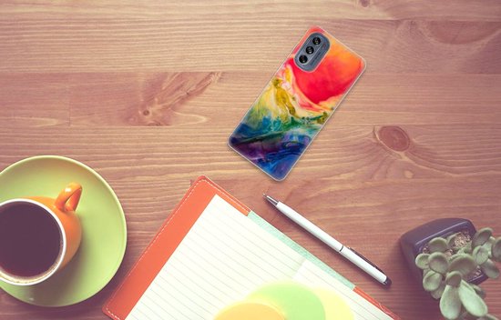Hoesje maken Motorola Moto G62 5G Watercolor Dark