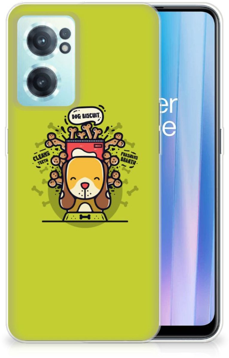 OnePlus Nord CE 2 5G Telefoonhoesje met Naam Doggy Biscuit