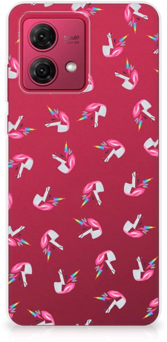 TPU bumper voor Motorola Moto G84 Unicorns