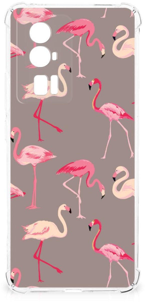 Xiaomi Poco F5 Pro Case Anti-shock Flamingo