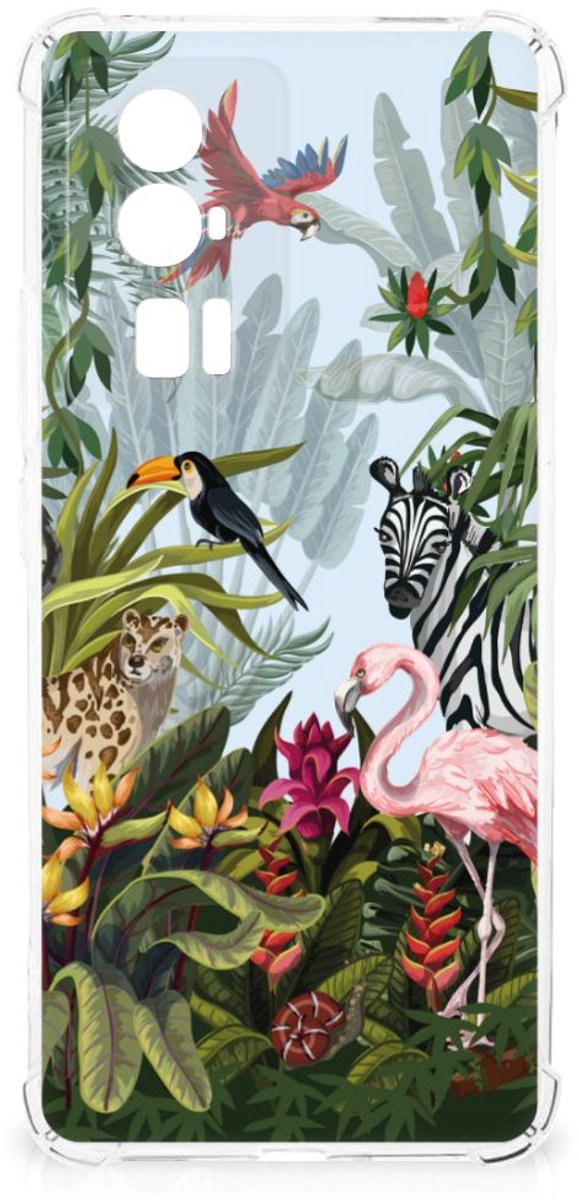 Case Anti-shock voor Xiaomi Poco F5 Pro Jungle